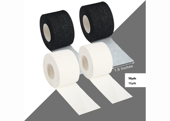 White & Black Cotton Sports Tape Color Trainers Cotton Adhesive Athletic Tape