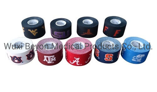 1in 1.5in 2 Inch 3 Easy Tear Athletic Custom Tape Exclusive Logo Printed Sports Protection