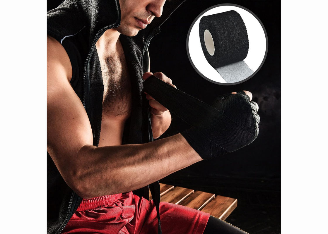 White & Black Cotton Sports Tape Color Trainers Cotton Adhesive Athletic Tape