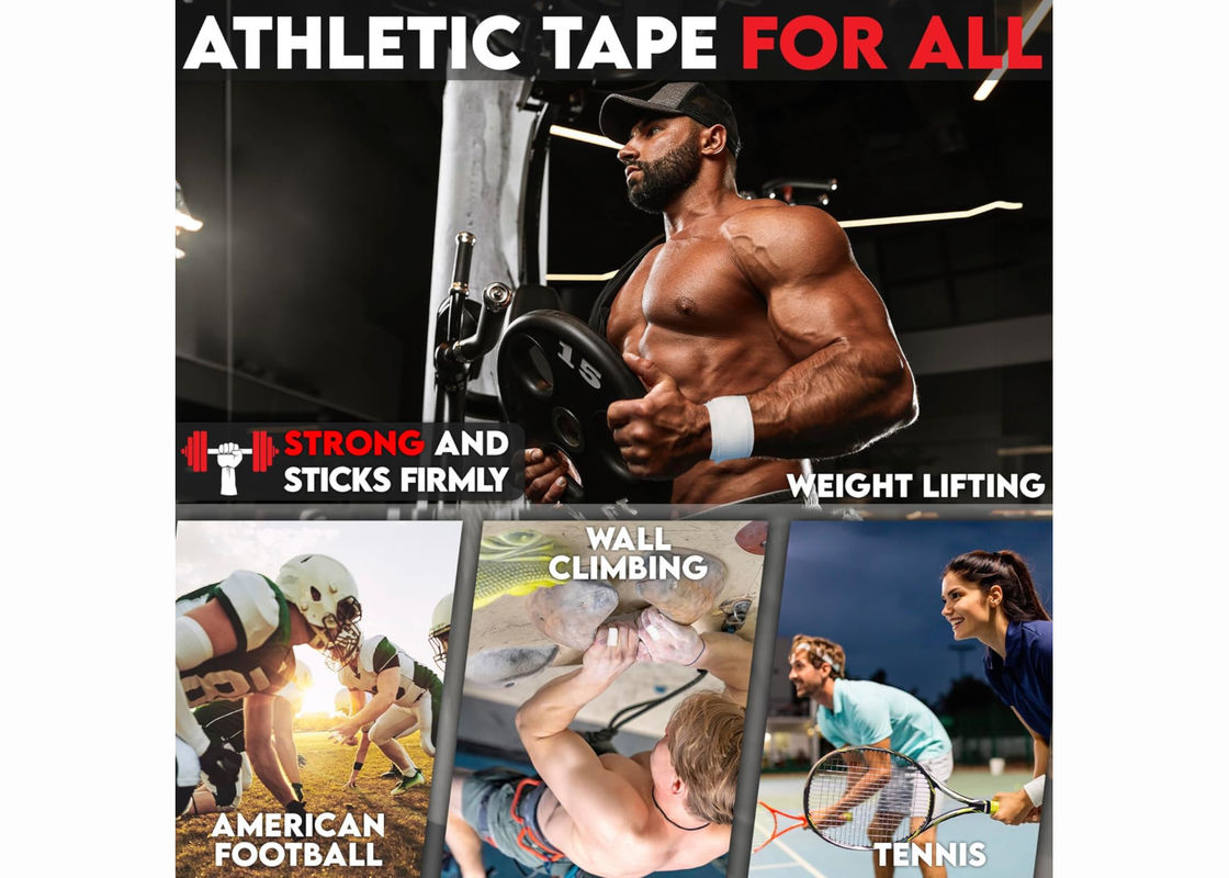 Rigid Zinc Oxide Tape Adhesive Athlete Protection Used in Elbow Knee, Ankle and Muscle