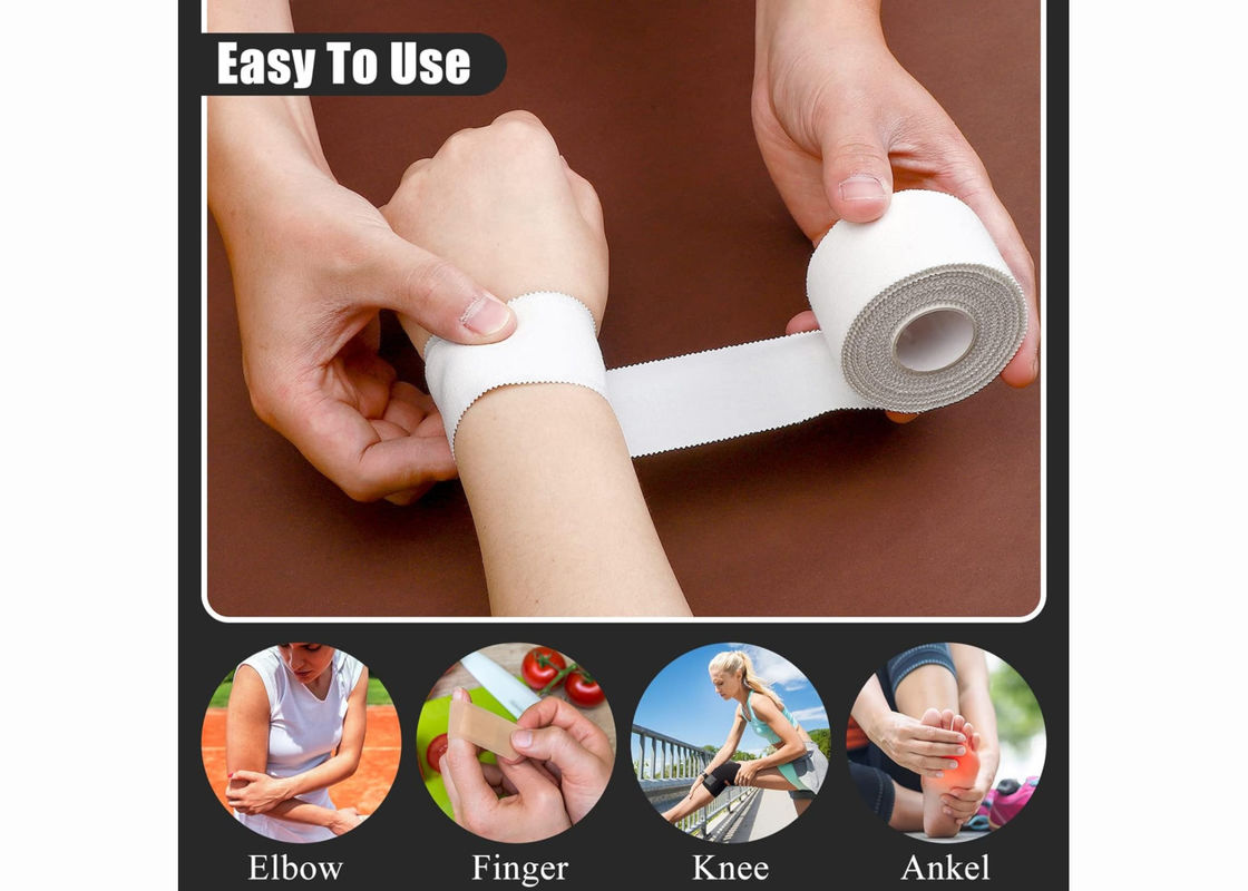 1in 1.5in 2 Inch 3 Easy Tear Athletic Custom Tape Exclusive Logo Printed Sports Protection